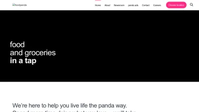 Screenshot preview of foodpanda.com