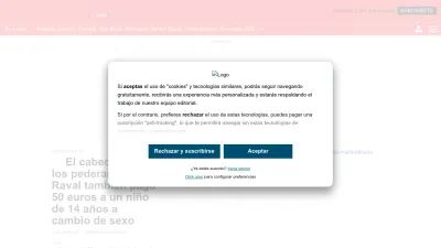 Screenshot of Elperiodico.com
