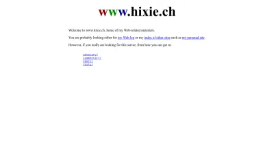 Screenshot of Hixie.ch