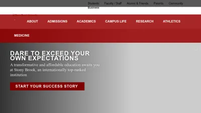 Screenshot preview of stonybrook.edu