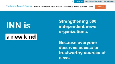 Screenshot of Inn.org