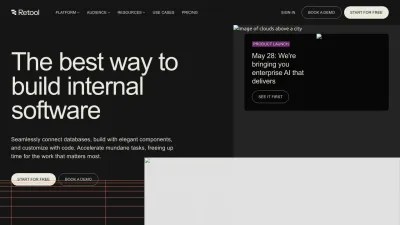 Screenshot of Retool.com