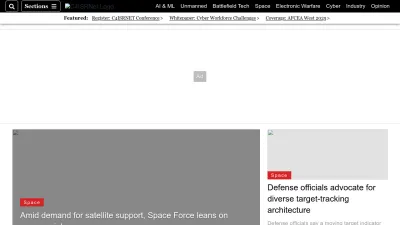 Screenshot preview of c4isrnet.com