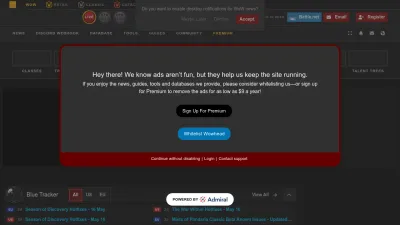 Screenshot preview of wowhead.com