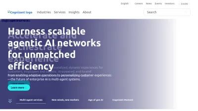 Screenshot preview of cognizant.com