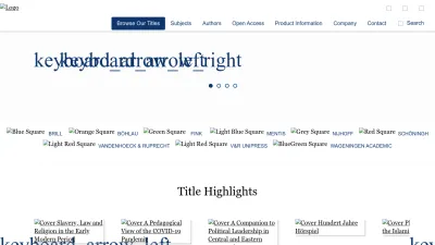Screenshot preview of brill.com