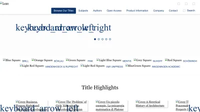 Screenshot of Brill.com
