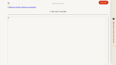 Screenshot of Tabletmag.com
