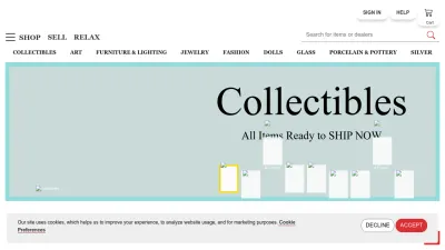 Screenshot preview of rubylane.com