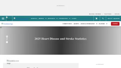 Screenshot of Circ.ahajournals.org