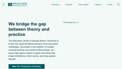 Screenshot of Mercatus.org
