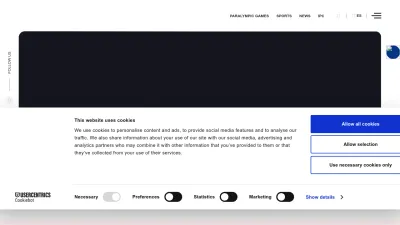 Screenshot of Paralympic.org