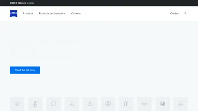 Screenshot preview of zeiss.com