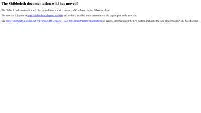 Screenshot of Wiki.shibboleth.net