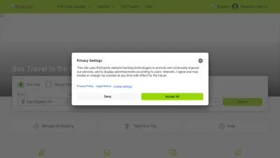 Screenshot preview of flixbus.com