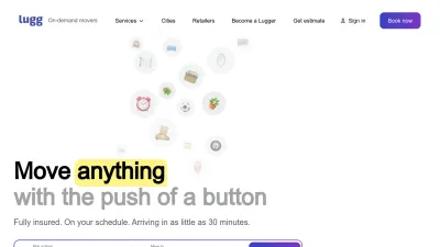 Screenshot preview of lugg.com