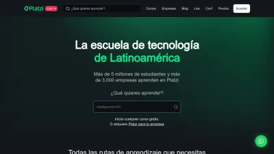 Screenshot preview of platzi.com