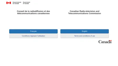 Screenshot preview of crtc.gc.ca