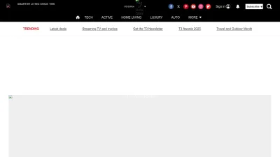 Screenshot of T3.com