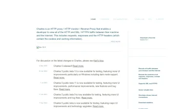 Screenshot of Charlesproxy.com