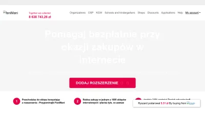 Screenshot of Fanimani.pl