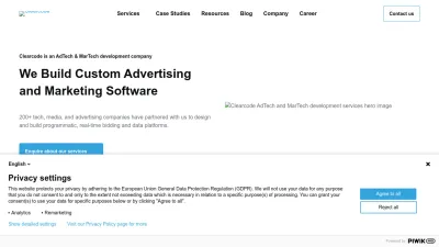 Screenshot of Clearcode.cc