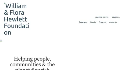 Screenshot of Hewlett.org