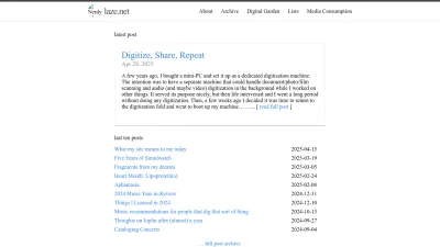 Screenshot of Laze.net