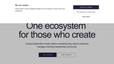 Screenshot of Steadyhq.com