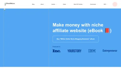Screenshot of Shoutmeloud.com