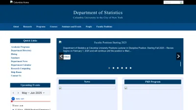 Screenshot of Stat.columbia.edu