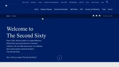 Screenshot of London.edu
