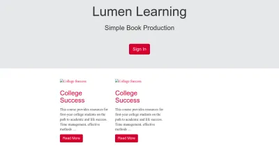 Screenshot of Courses.lumenlearning.com