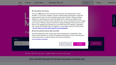 Screenshot preview of reed.co.uk