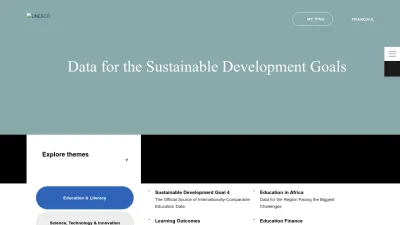 Screenshot preview of uis.unesco.org