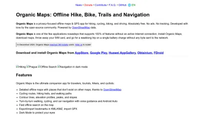 Screenshot of Organicmaps.app