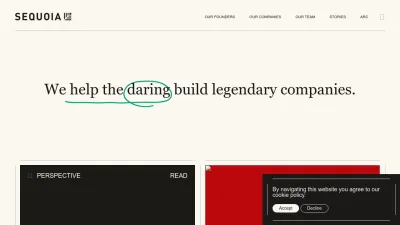Screenshot of Sequoiacap.com