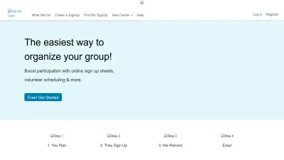 Screenshot preview of signup.com