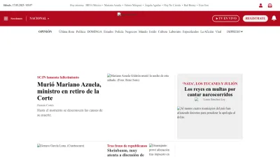 Screenshot of Milenio.com