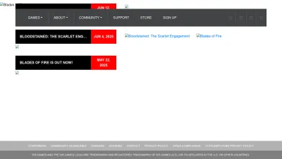 Screenshot preview of 505games.com