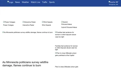 Screenshot of Kstp.com