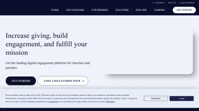 Screenshot preview of pushpay.com
