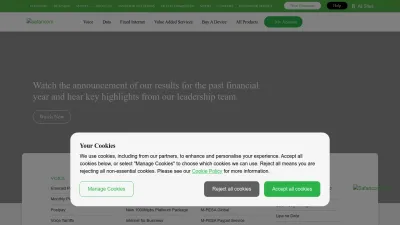 Screenshot of Safaricom.co.ke