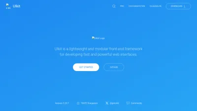 Screenshot of Getuikit.com