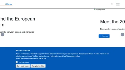 Screenshot of Epo.org