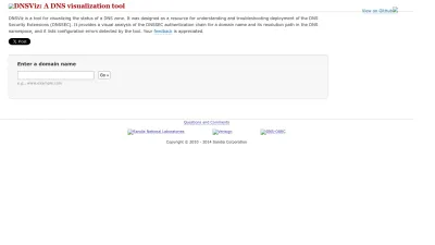Screenshot of Dnsviz.net