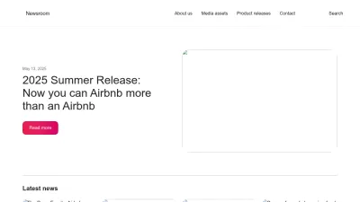 Screenshot of News.airbnb.com