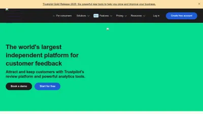 Screenshot of Business.trustpilot.com