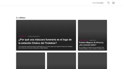 Screenshot of Mexicodesconocido.com.mx