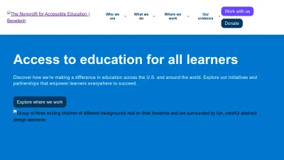 Screenshot preview of benetech.org